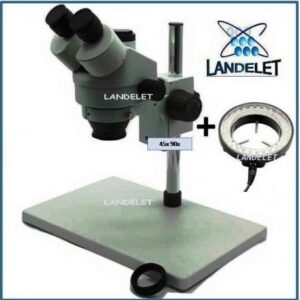 Microscopio Trinoculare Zoom x90 scheda madre main board