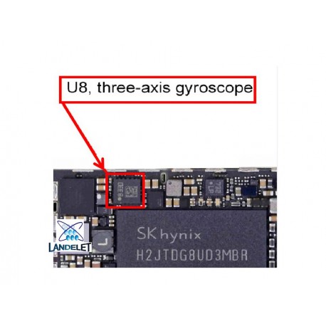 IC U8 GYROSCOPE IPHONE 5S IPHONE 5S U8 IC THREE-AXIS GYROSCOPE IC