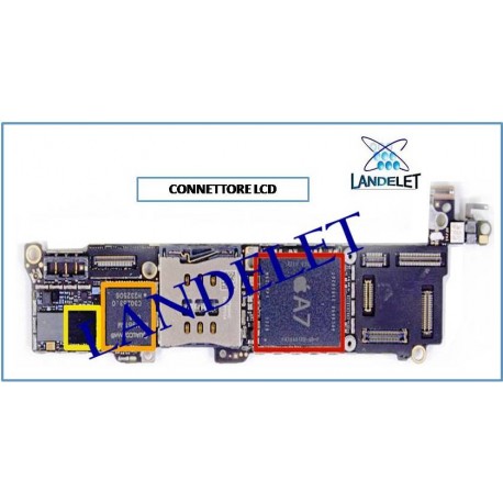 CONNETTORE LCD IPHONE 5S FPC LCD IPHONE 5S
